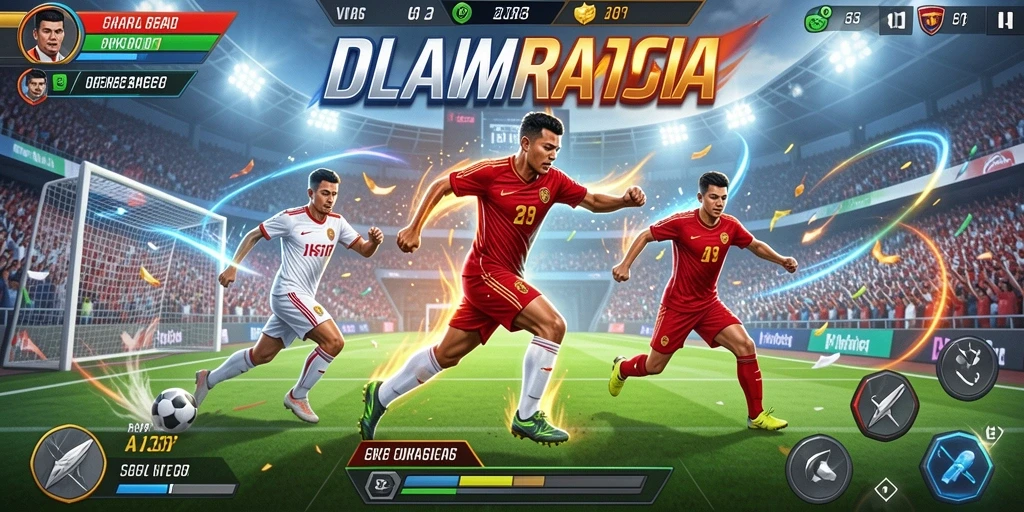 Tampilan awal yang menarik dengan karakter yang beragam.