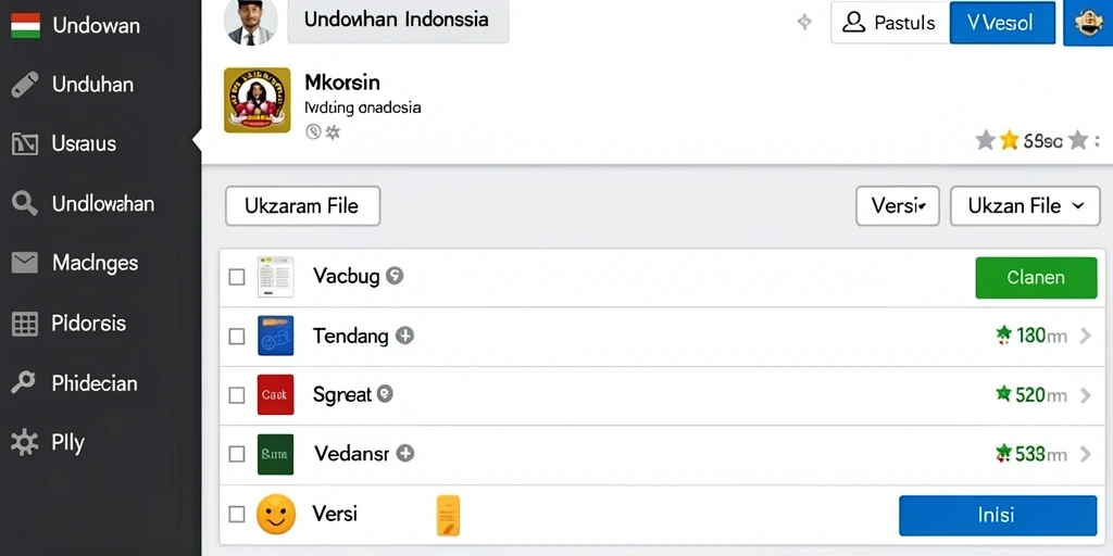 Tampilan antarmuka yang bersih dan mudah dinavigasi.