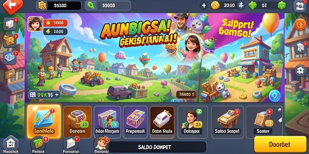 Tampilan antarmuka yang menarik dan user-friendly.