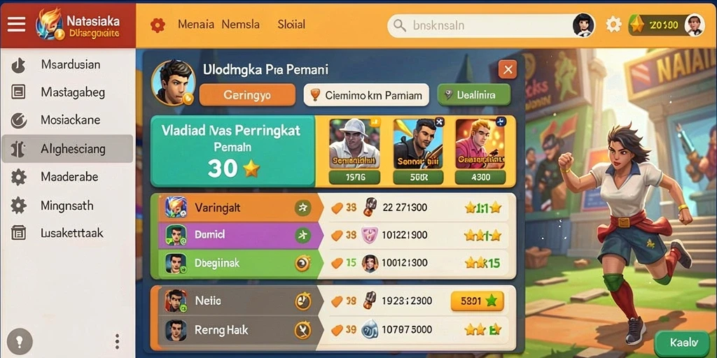 Tampilan antarmuka yang user-friendly.