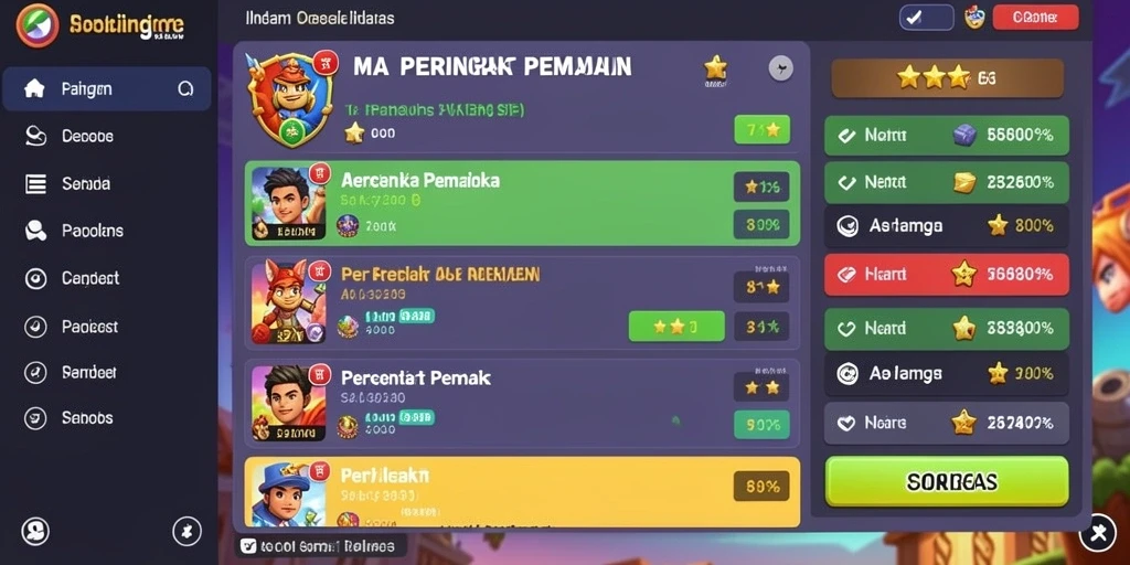 Tampilan antarmuka yang intuitif dan user-friendly.