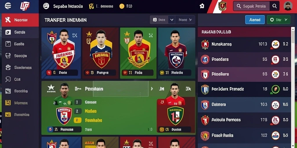 Tampilan menu utama yang menarik dan mudah dinavigasi.