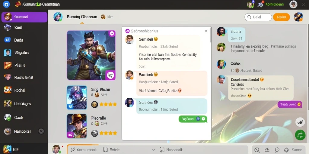 Screenshot menampilkan pemandangan hutan yang indah.