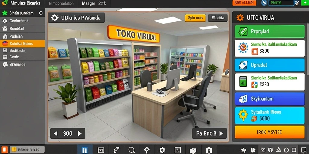 Screenshot menunjukkan tampilan grafik yang menawan.
