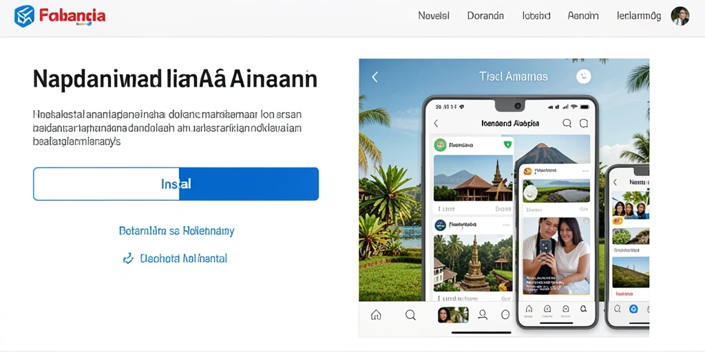 Tampilan awal SPINHARTA yang menarik dan mengundang.