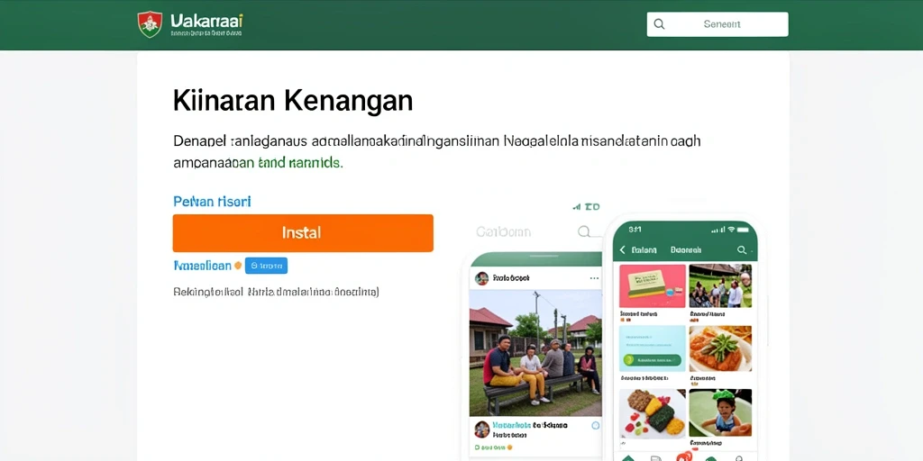 Tampilan antarmuka aplikasi yang menarik dan ramah pengguna.