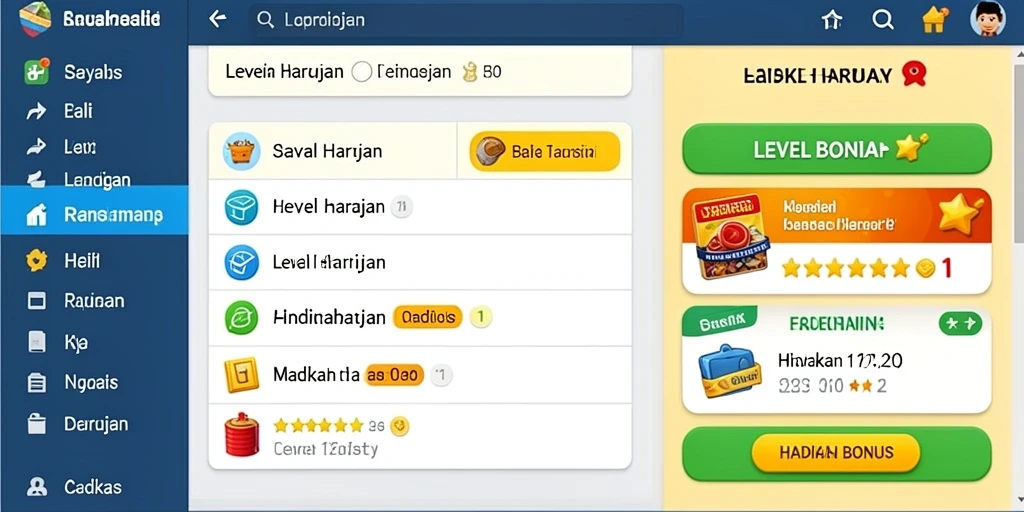 Tampilan awal aplikasi TANTE777 yang menarik.