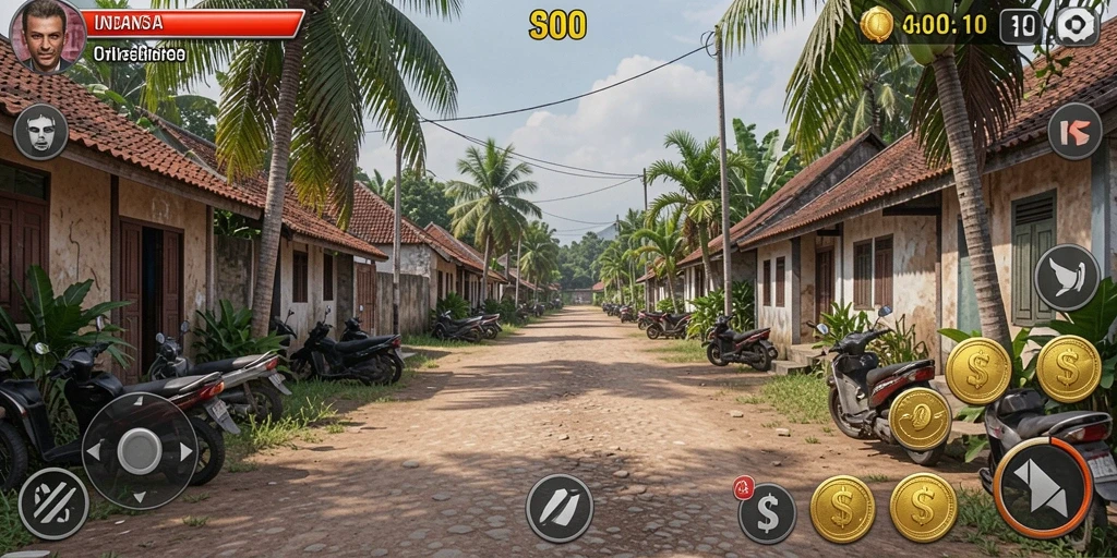 Tampilan awal game yang menarik dan penuh warna.
